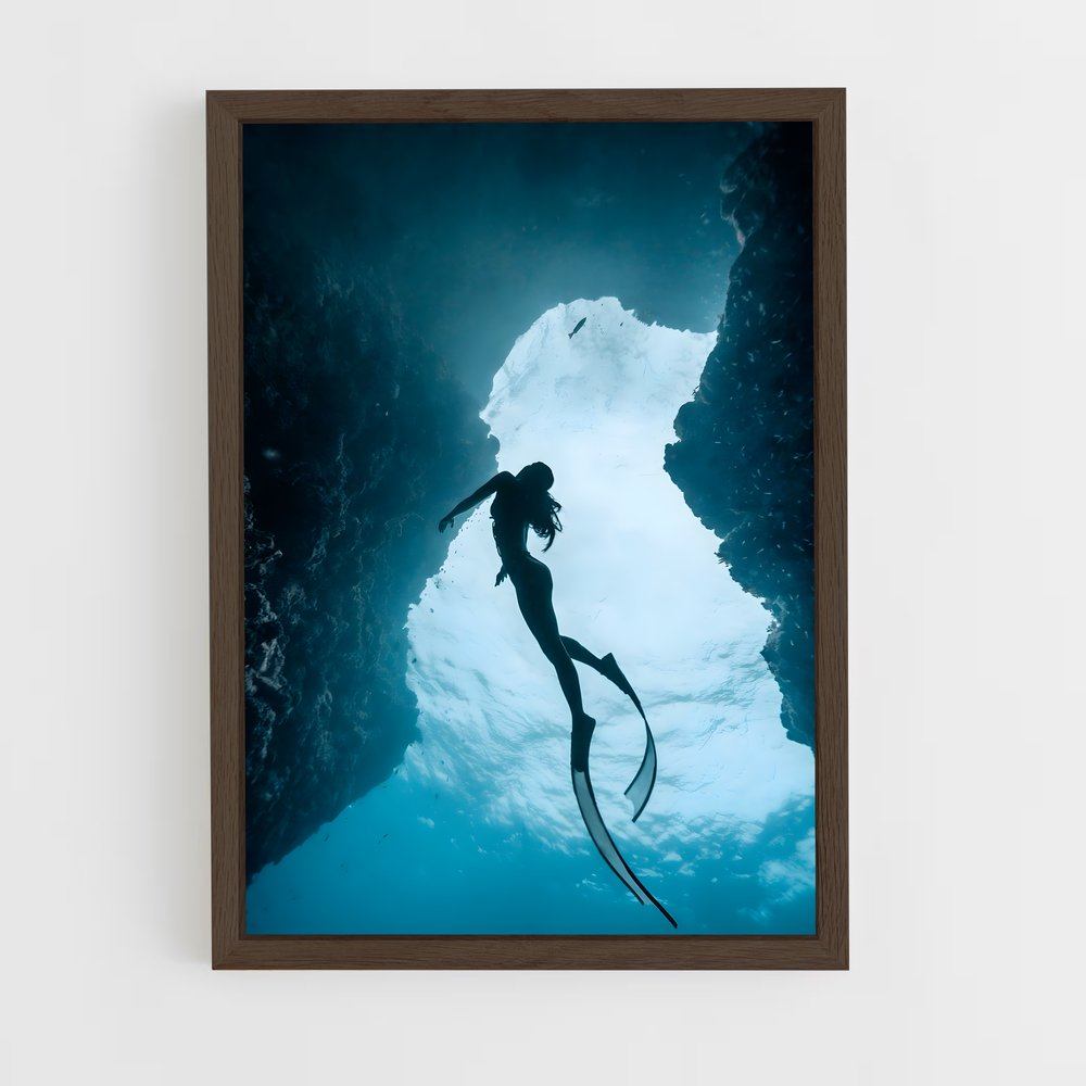 Poster Free diving – affiche Plongée en apnée (vue 5)